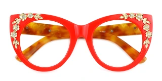 red Eyeglasses