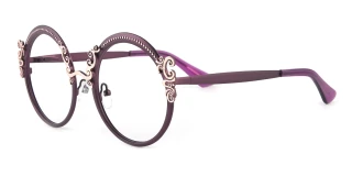 Purple Eyeglasses 01464D