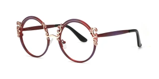 Red_purple Eyeglasses 01464F