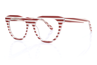 red_white Eyeglasses