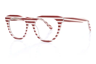 red_white Eyeglasses