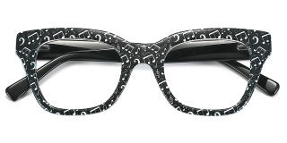 black_white Eyeglasses