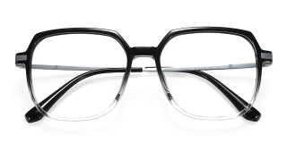 black_clear Eyeglasses