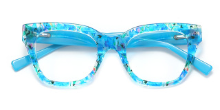 blue Eyeglasses