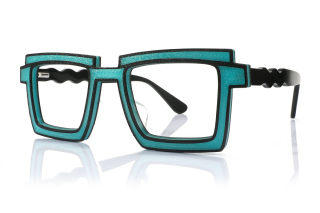 green_black Eyeglasses
