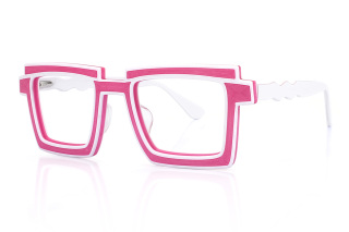 red_white Eyeglasses