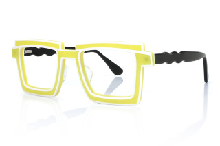 yellow_black Eyeglasses