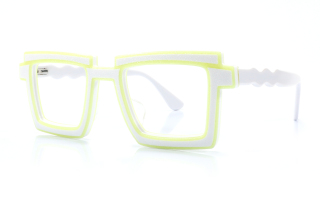 yellow_white Eyeglasses