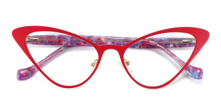 red Eyeglasses
