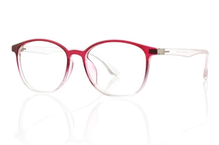 red_clear Eyeglasses