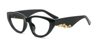 Black Eyeglasses 06655A
