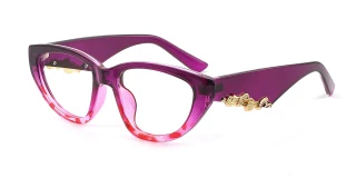 Purple Eyeglasses 06655D