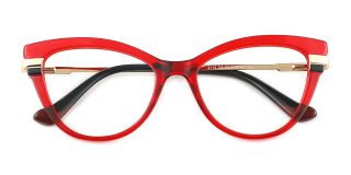 red Eyeglasses