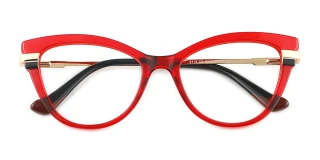 red Eyeglasses