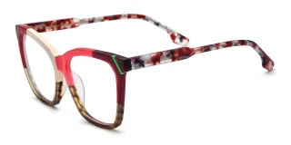 red Eyeglasses