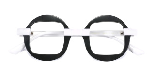 black_white Eyeglasses