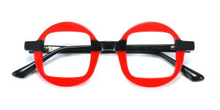 red Eyeglasses