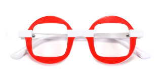 red_white Eyeglasses