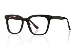 black_floral Eyeglasses