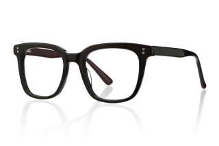 black_floral Eyeglasses