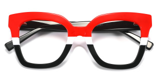 red_black Eyeglasses