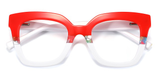 red_white Eyeglasses