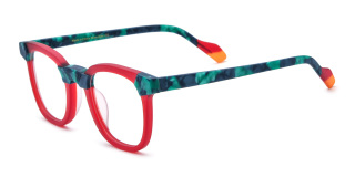 red Eyeglasses