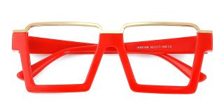 red Eyeglasses