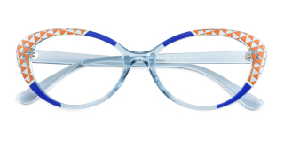 blue Eyeglasses