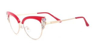 Red Eyeglasses 12770D
