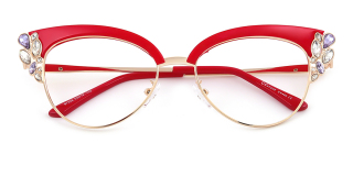 red Eyeglasses