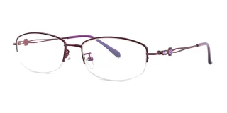 Purple Eyeglasses 13808A