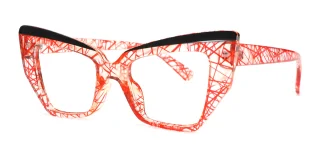 Red Eyeglasses 14192A