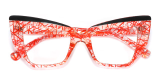 red Eyeglasses