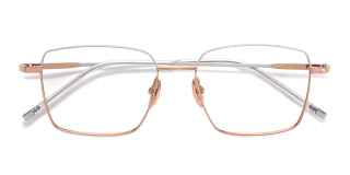 grey_gold Eyeglasses