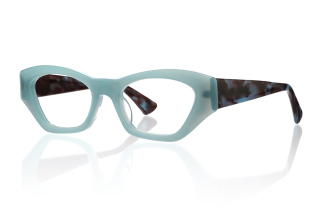 green_floral Eyeglasses