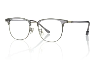 Grey_silver Eyeglasses 15374E