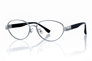 black_silver Eyeglasses
