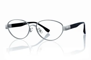 black_silver Eyeglasses