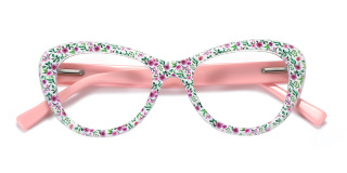 floral_pink Eyeglasses