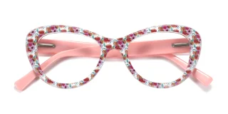 red_pink Eyeglasses