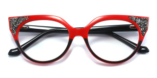 red Eyeglasses