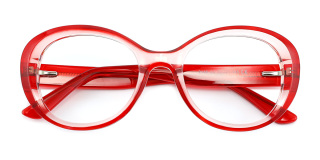 red Eyeglasses