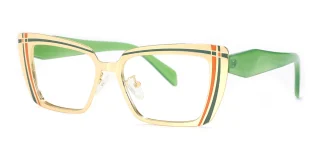 Green Eyeglasses 19778A