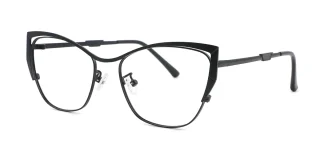 Black Eyeglasses 21625A