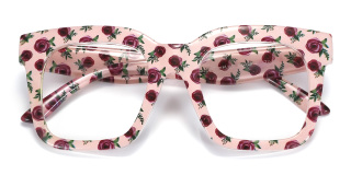 pink_floral Eyeglasses