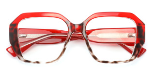 red Eyeglasses