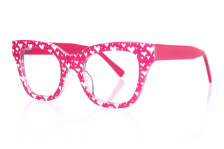 pink_white Eyeglasses