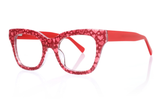red_pink Eyeglasses
