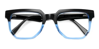black_blue Eyeglasses